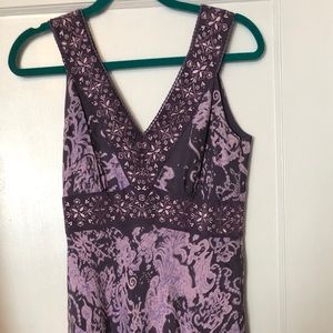 INC purple flowy dress size 8